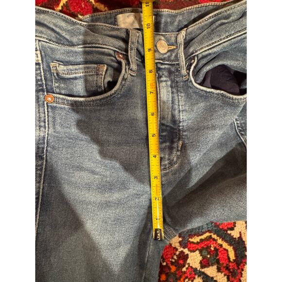 Free People We the Free Black Wash Jeggings 26, Raw Hem - Picture 8 of 8